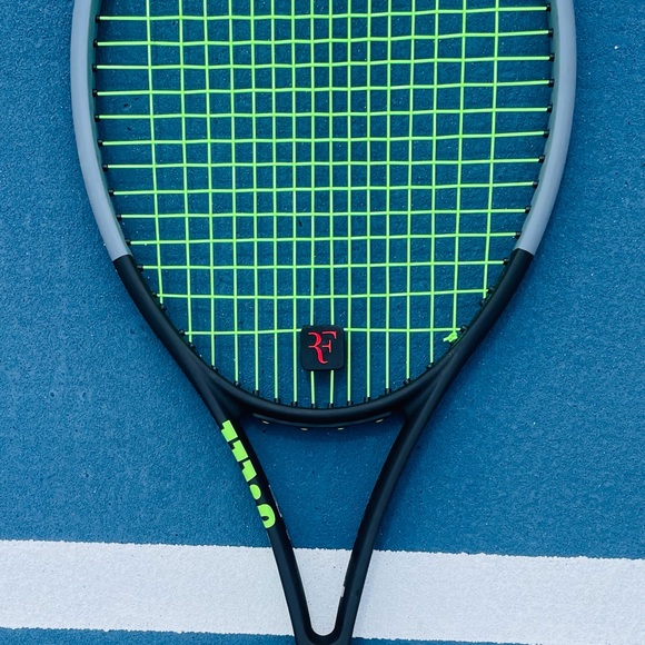 Tennis Vibration Dampeners RF Black & Red. Set of 2, New - Picture 4 of 5